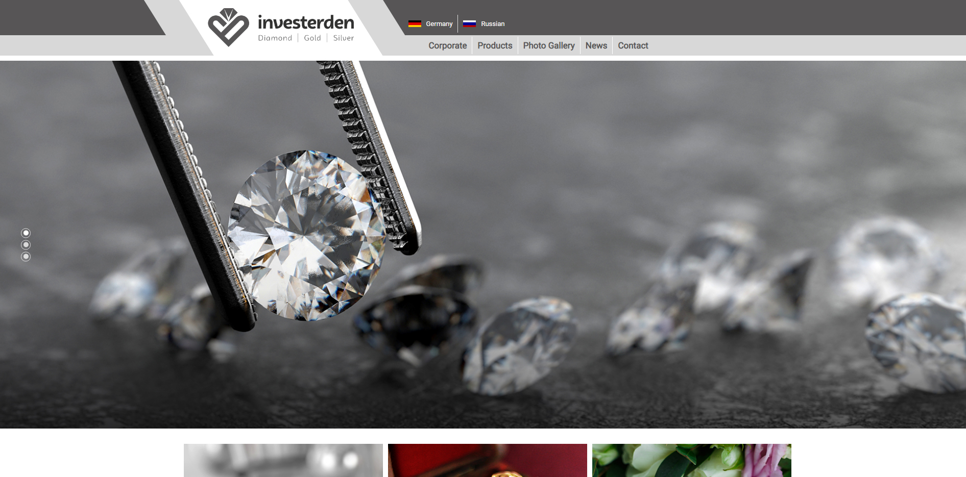 Investerden | Diamond - Gold - Silver | Our website is online